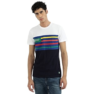 UNITED COLORS OF BENETTON Mens Regular Fit