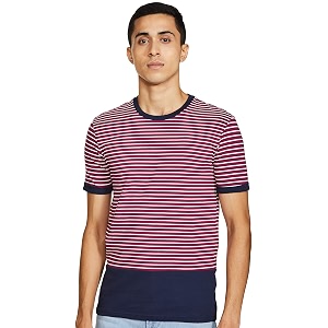 United Colors of Benetton Mens Striped Regular