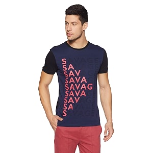 United Colors of Benetton Mens Printed Regular