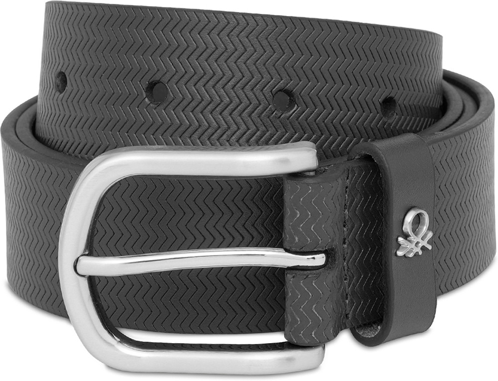 United Colors of Benetton Men Blue Genuine Leather Belt - Price History