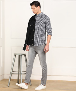 United Colors of Benetton Men Checkered Casual