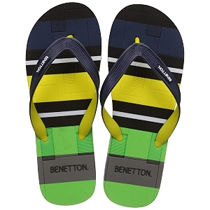 united colors of benetton men flip-flops