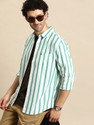 United Colors of Benetton Men Striped Casual