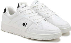 United Colors of Benetton Perforations Lace-Up Sneakers