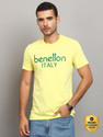 United Colors of Benetton Printed Men Round