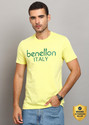 United Colors of Benetton Printed Men Round