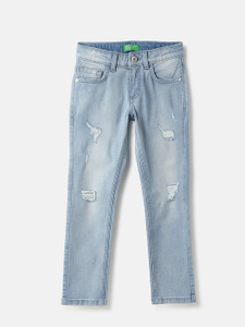 United Colors of Benetton Slim Girls Blue