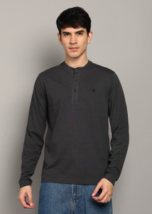 United Colors of Benetton Solid Men Mandarin