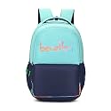 United Colors of Benetton Unisex High-School Backpack METEORITE | Printed Daypack with 3 Compartments, Airmesh Padding | Backpack for School Girls and Boys | 33L Capacity