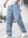 UNITED DENIM Loose Fit Men Light Blue