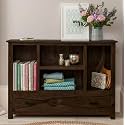 Sheesham Wood Console Table, Walnut Finish