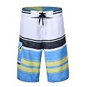 unitop Men's Board Shorts Summer Holiday Surf Trunks Quick Dry