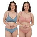 Unitrust Premium Lightly Padded Bra with Matching Panty Set Ultra Soft Lingerie Set