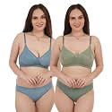 Unitrust Premium Lightly Padded Bra with Matching Panty Set Ultra Soft Lingerie Set
