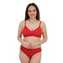 UNITRUST Premium Lingerie Set with Full Coverage Non-Padded Bra and Hipster