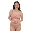 UNITRUST Premium Lingerie Set with Full Coverage Non-Padded Bra and Hipster