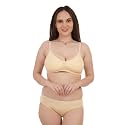 UNITRUST Premium Lingerie Set with Full Coverage Non-Padded Bra and Hipster