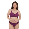 UNITRUST Premium Lingerie Set with Full Coverage Non-Padded Bra and Hipster