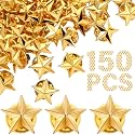 Unittype 150 Pieces Gold Star Badge Lapel Pin Bulk for Veterans Day