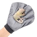 Unittype 2 Pcs Sugar Glider Bonding Mitt Calming Hedgehog Supplies Hamster Glove Accessories Animal Anti Bite Handling Gloves Calming Sleeping Glove for Sugar Glider Small Animals Rats Pet