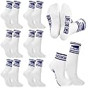 Unittype 6 Pairs Cheer Socks for Cheerleaders Spirit Day