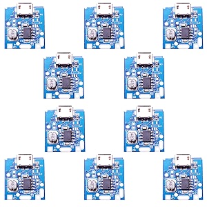 univbersal hub 10pcs 134n3p micro usb mini 5v powerbank module lithium battery charging board with single battery indicator for science experiments school projects and diy electronics