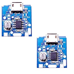 univbersal hub 2pcs 134n3p micro usb mini 5v powerbank module lithium battery charging board with single battery indicator for science experiments school projects and diy electronics