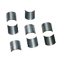 Universal 1" to 1-1/8'' Handlebar Riser Clamp Shims Spacers (Pack Of 8 Pieces), Motorcycle Bicycle Bike Handle Bar Shim Spacer Stem Conversion