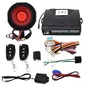 Universal 24V Auto Car Alarm Keyless Entry System for Truck/SUV with Remote Control, Car Alarm Security System