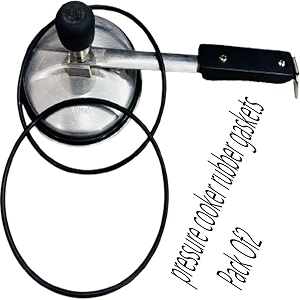 universal 3 litre pressure cooker rubber gasket  compatible with all inner lid steel amp aluminium cookers pack of 2