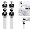 Universal All-Metal Toilet Seat Bolt, 3.74" Extra Long Toilet Screws, 2 PCS