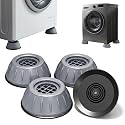 Universal Anti-Vibration Foot Pads, 2026 Upgraded Anti Vibration Pads for Washing Machine, Heavy Duty Anti Slip Rubber Feet, Reduce Noise Rubber Feet Pads, Universal Fit (9CM)