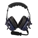 Universal Aviation Headset for Pilots, Dual Plug Pilot Headphone with 24Db Noise Reduction, 3.5mm Connector, 200cm Cable
