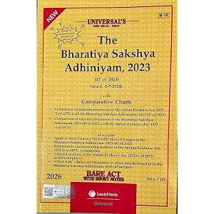 universal bhartiya sakshya adhiniyam bsa 2026 bare act latest edition