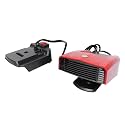 Universal Car Heater Cooling Fan Truck Electric Heater Car Heating Fan 600W Windshield Defroster Demister,Compatible With Makita 18V Battery(Red)