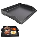Universal Cast Iron Flat Top Griddle for Gas/Stove/Electric/Charcoal Grill,23" X 16 BBQ Griddle Insert for Weber Camp Chef Nexgrill StoveTop Griddle,Tailgating Nonstick Coating Cooking Skillet Pan,1PC