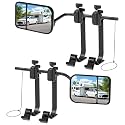 Universal Clip on Towing Mirrors Extensions for Towing, Side Mirror Extenders for Towing, Convex Rearview Mirror, Tow Mirrors for Car Truck Trailer RV SUV, 2 Pack