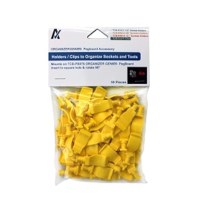 ascend tools universal clips - accessory for organizer genie pegboards