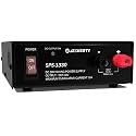 Universal Compact Bench Power Supply - 30 Amp Regulated Home Lab Benchtop AC-to-DC Converter for CB/HAM/Amateur Radio with 13.8V Fixed OutputScrew-Type Terminals, Cooling Fan - SPS-1330