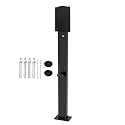Universal EV Charging Station Stand with Hook and Canopy, Floor Mounted Vehicle Charger Holder for Secure and Convenient Charging in Garages, Factories, and Communities