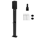 Universal EV Charging Station Stand with Hook and Canopy, Floor Mounted Vehicle Charger Holder for Secure and Convenient Charging in Garages, Factories, and Communities