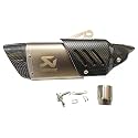 Universal Exhaust Muffler Silencer for Street Sports Dirt Bike and Motorcycles (Silver)