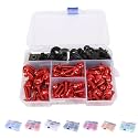 Universal Fairing Bolt Kit 195 PCS M5 M6 Motorcycle Windscreen Screws Fasteners Accessories Replacement for Yamaha Honda Kawasaki Suzuki BMW Sportbike Mounting Kits Washers Nuts Screws Clips