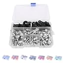 Universal Fairing Bolt Kit 195 PCS M5 M6 Motorcycle Windscreen Screws Fasteners Accessories Replacement for Yamaha Honda Kawasaki Suzuki BMW Sportbike Mounting Kits Washers Nuts Screws Clips
