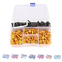 Universal Fairing Bolt Kit 195 PCS M5 M6 Motorcycle Windscreen Screws Fasteners Accessories Replacement for Yamaha Honda Kawasaki Suzuki BMW Sportbike Mounting Kits Washers Nuts Screws Clips