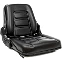 Universal Forklift Seat, Tractor Seat with Adjustable Angle Back,Micro Switch and Slide,for Tractor,Excavator Skid Loader Backhoe Dozer Telehandler ZTR‘s Equipment Construction