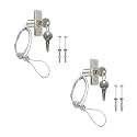 Universal Garage Door Emergency Release Lock Kit 3FT Cable 2Pcs
