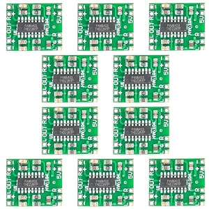 10pcs pam8403 mini amplifier board - 5v input 2x3w output compact class d audio amplifier for diy projects