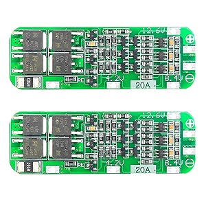 2pcs 3s 20a cell bms 12v battery protection module board for lithium-ion batteries - comprehensive management and safety for diy projects