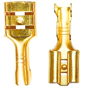 6mm electrical cable golden thimble 50 pieces for pcb car ac ro